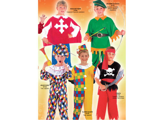 Costume arciere di fuoco tg.m 61147