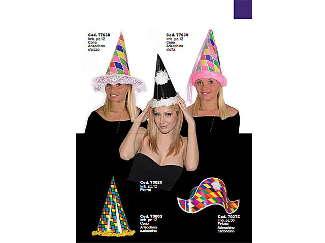 Cappello pierrot carta70020