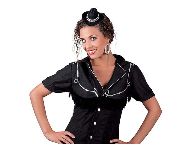 Cappello cow boy mini c/clip 79894
