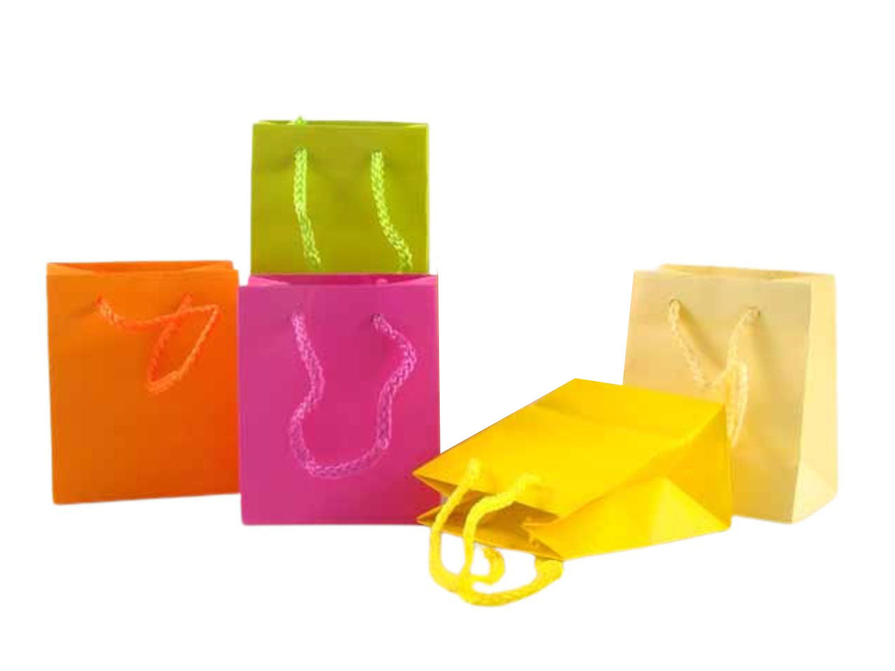 Shopper carta colorata 10x6,5x12cm  sh73877