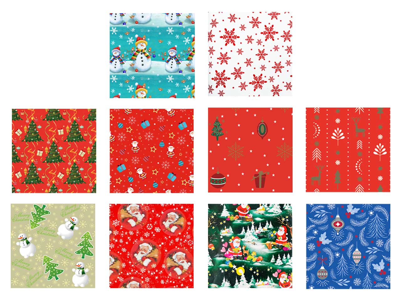 Rotolo carta misura 70cmx2mt assortito fantasia natale