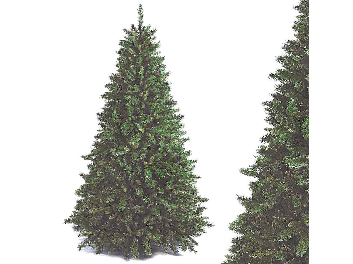 Albero di natale New Tiffany 150cm d.86cm 438 rami montaggio a gancio pvc