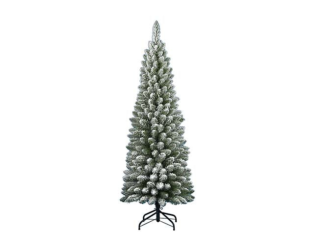 Albero di Natale Slim Silvestre Innevato 150 cm - 278 Rami | Flora