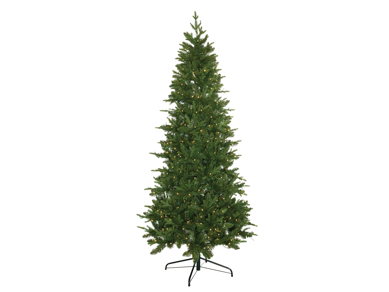 Albero di natale venere 270cm con 600led 2267 rami luce calda e giochi luce