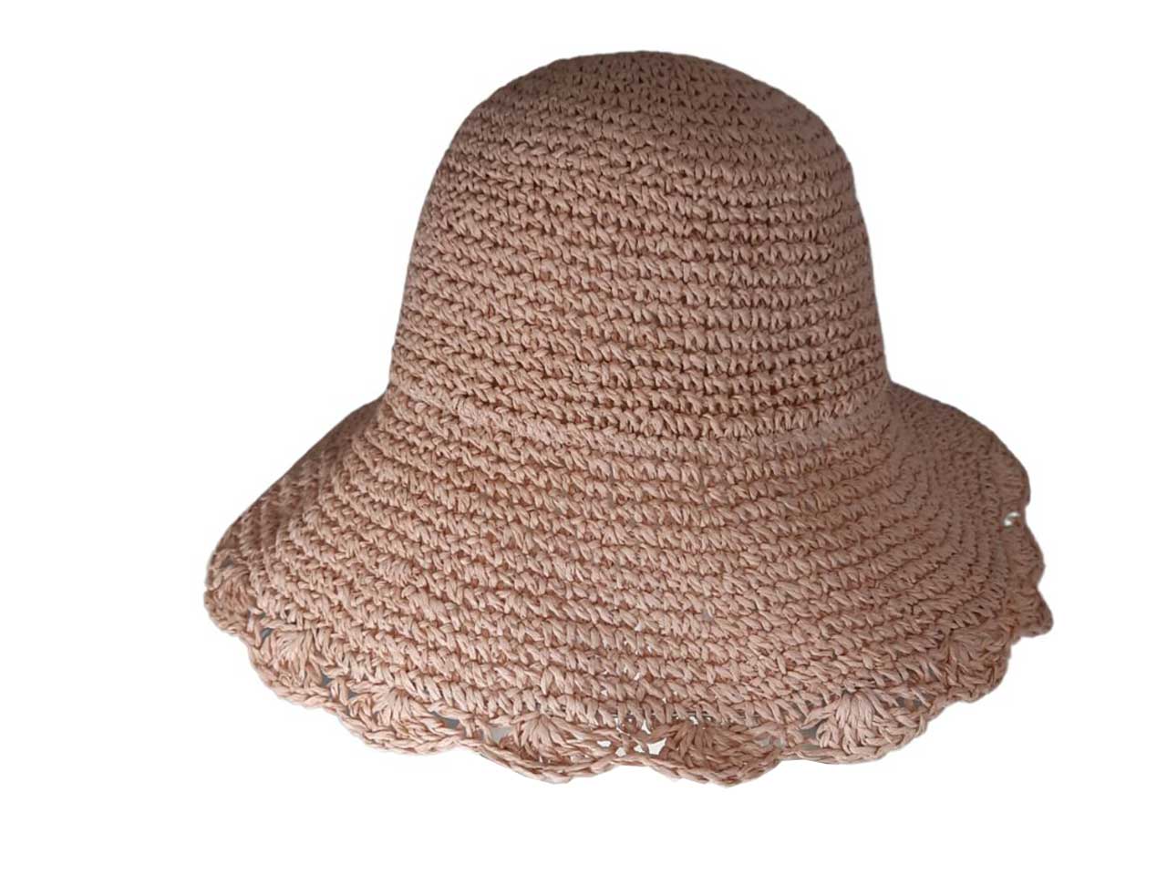 Cappello crochet da donna in carta  colori assortiti, taglia unica - Finardi