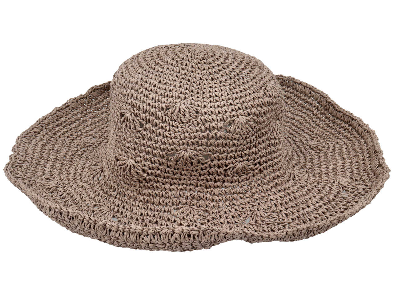 Cappello donna carta crochet in colori assortiti