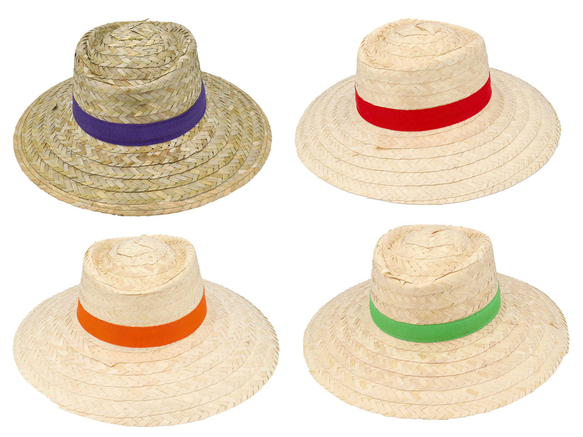 Cappello palma donna gro' in colori assortiti