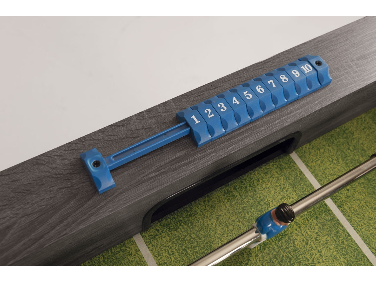 Calciobalilla f-2 aste rientranti piano gioco lungo in nobilitato