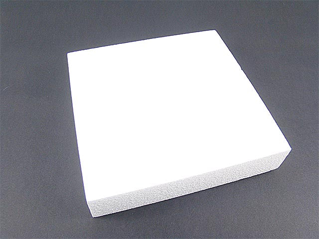 Base quadrata in polistirolo 25x5cm