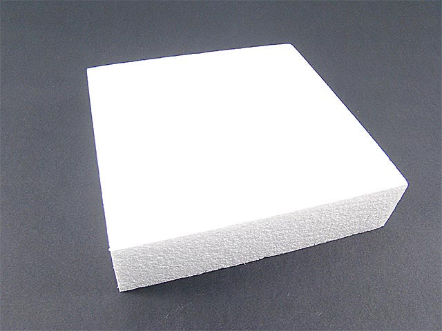 Base quadrata in polistirolo 20x5cm