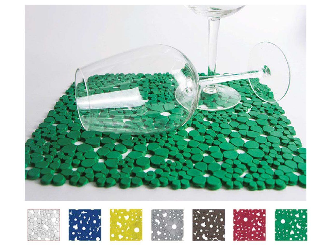 Tappeto lavello in pvc 30x30cm floreal colori assortiti