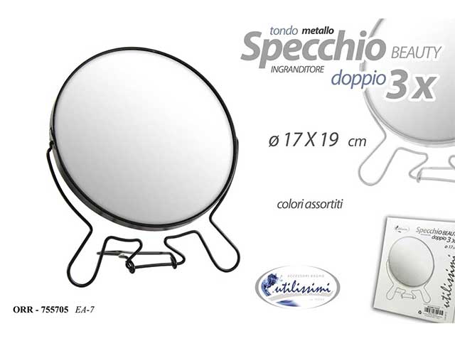Specchio 2 facce 17x19cm 755705