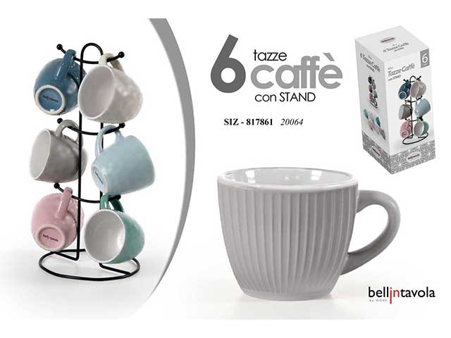 Tazzina caffe' c/stand 817861
