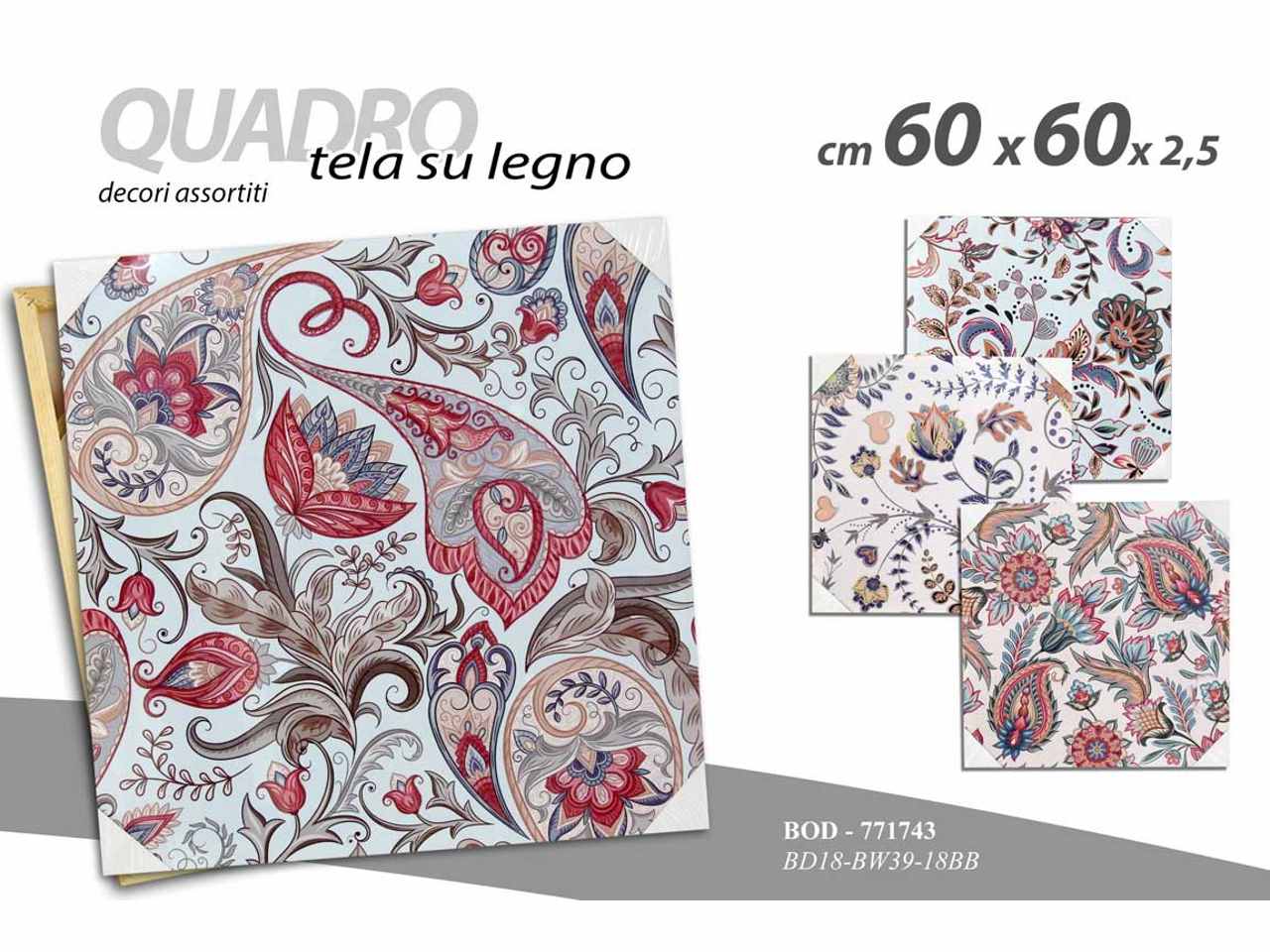 Quadro 60x60x2,5cm 771743