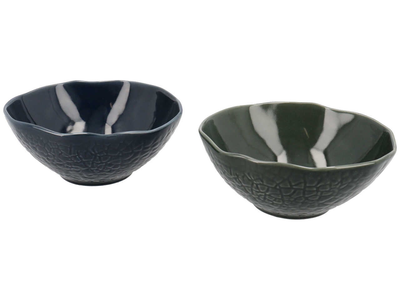 Ciotola in ceramica 3 colori assortiti stile jungle 16 cm - Passionecasa