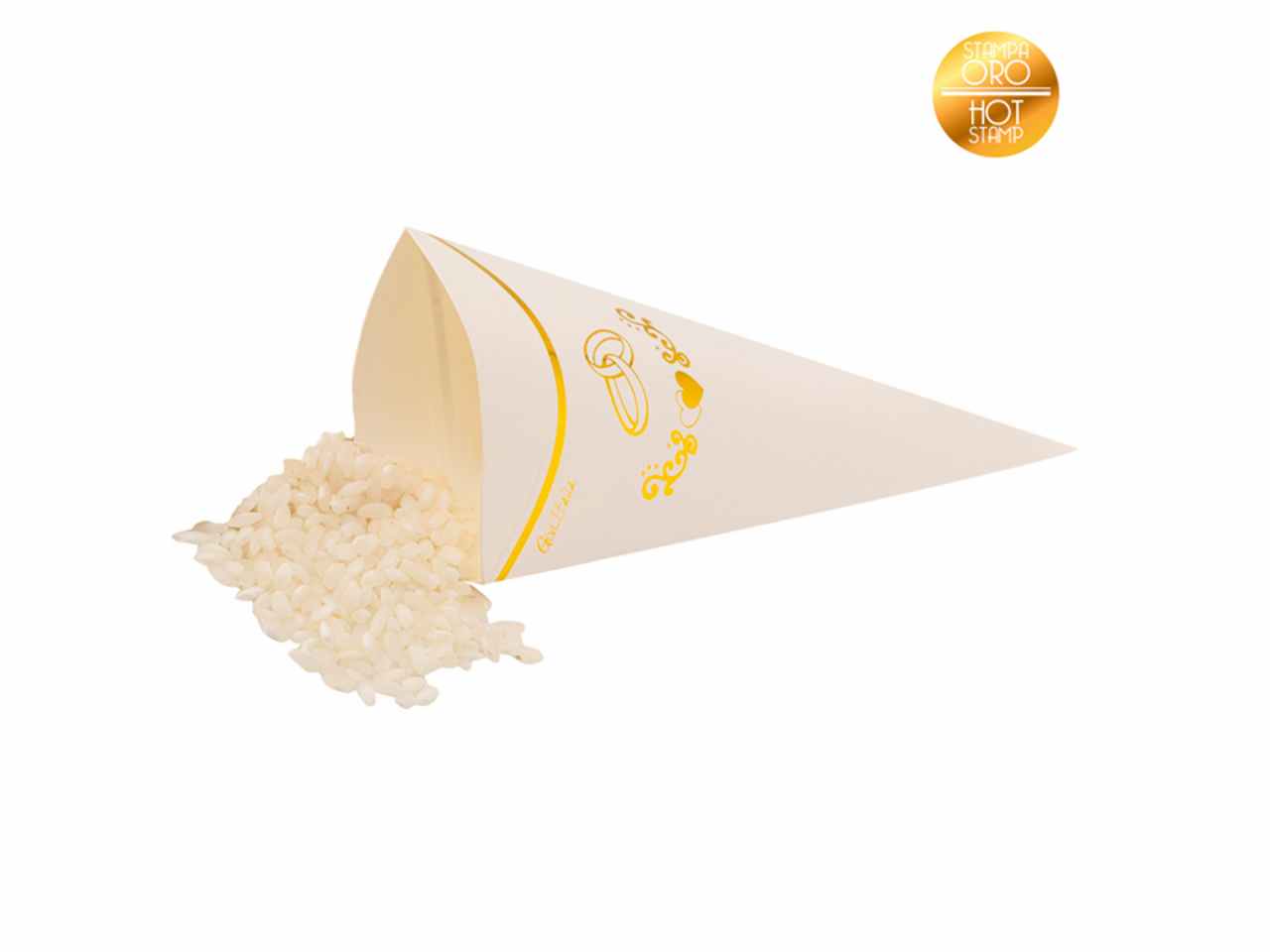 Coni carta 10 pezzi wedding 8x17cm25227