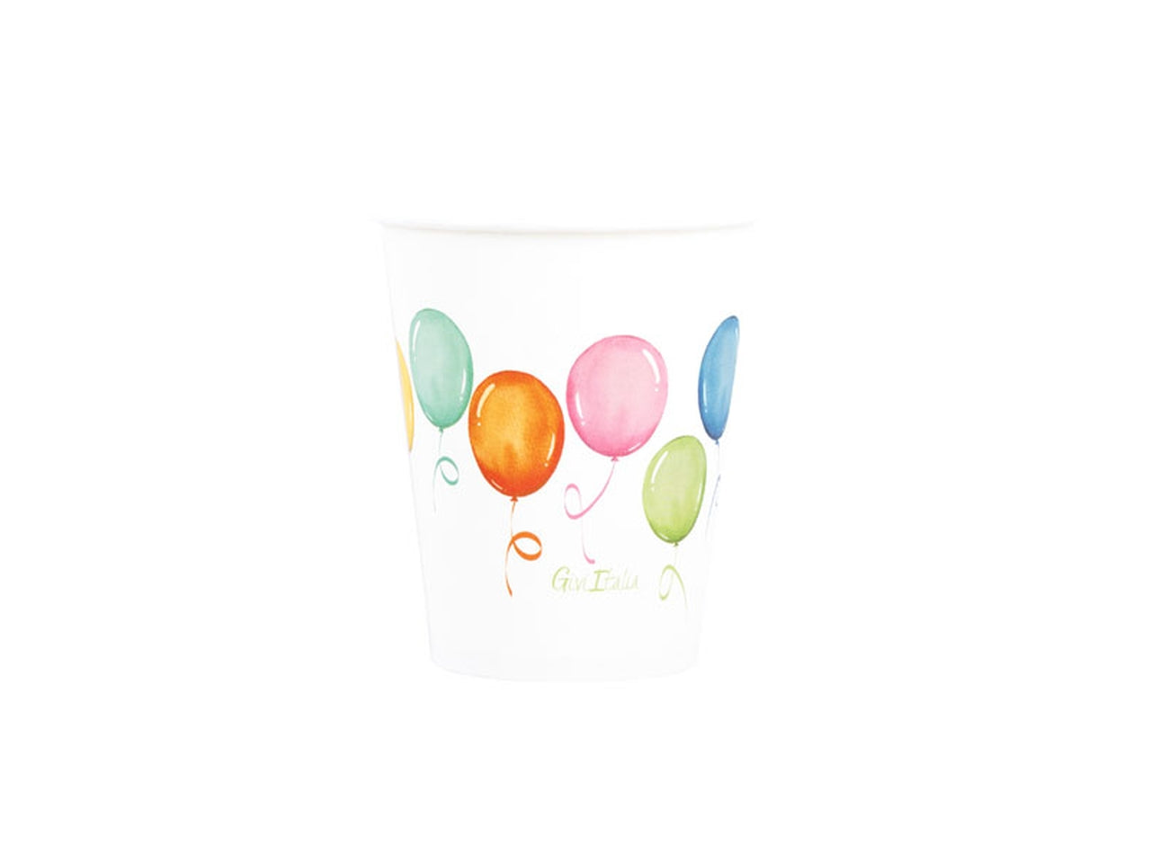 Bicchieri birthday ballonos - la confezione contiene 8 bicchieri
