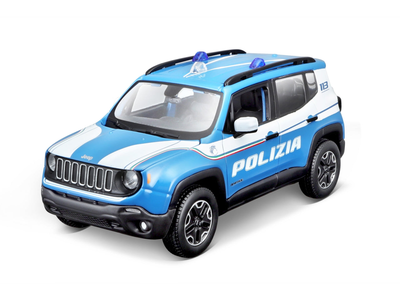Burago city espositore completo di veicoli della polizia in scala 1:43 - l'espositore contiene 62 veicoli