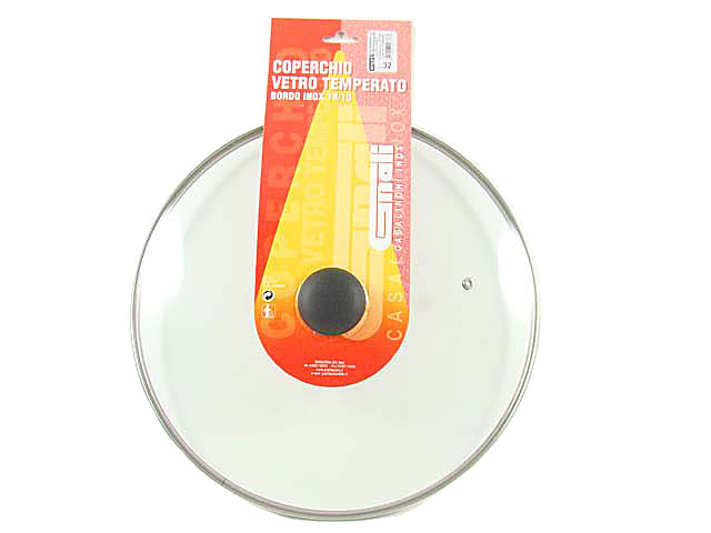 Coperchio vetro temperato 32cm cov32pc