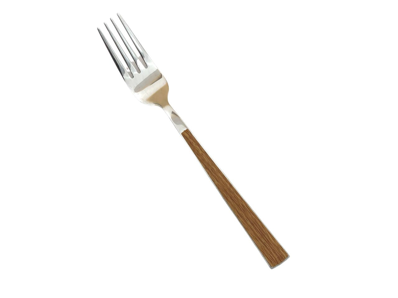 Forchetta tavola manico rovere set da 6 forchette