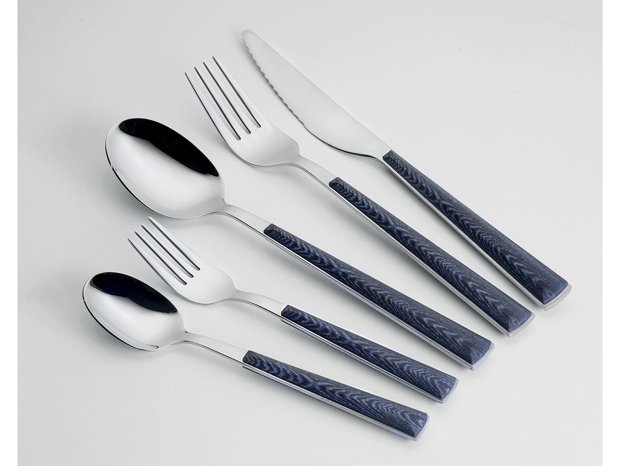 Coltello tavola manico wenge' set da 6 coltelli