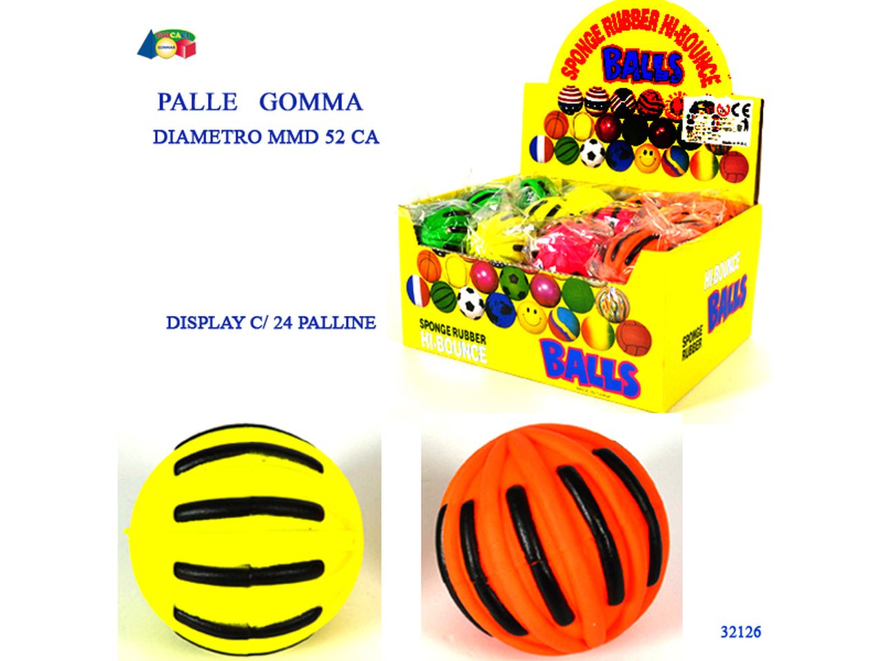 Palla fantasia 4 colori assortiti