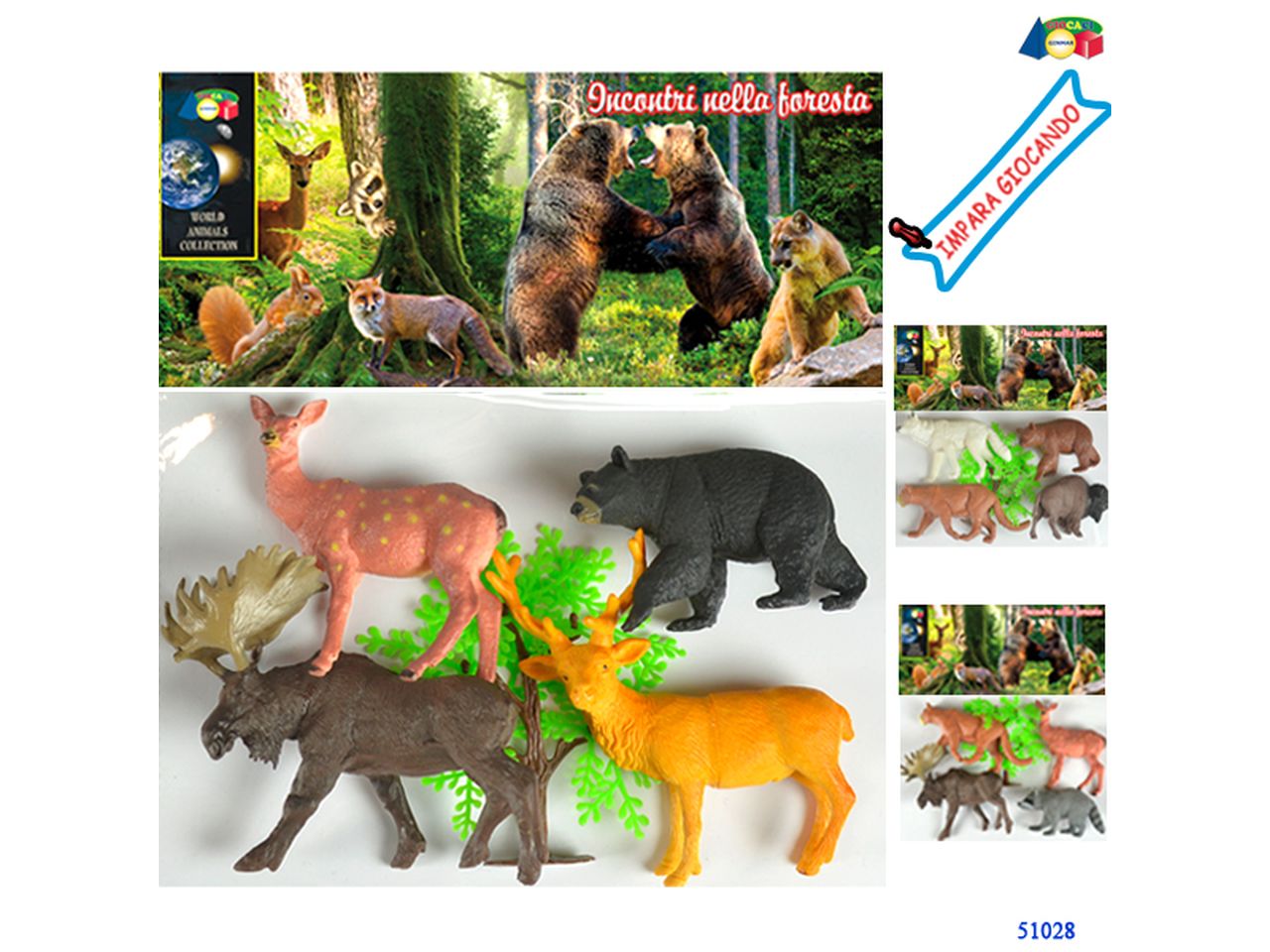 Busta animali incontri nella foresta modelli assortiti