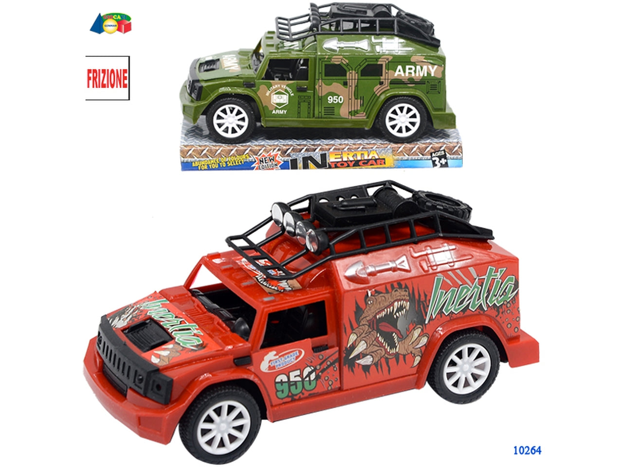 Jeep safari avventura a frizione colori assortiti