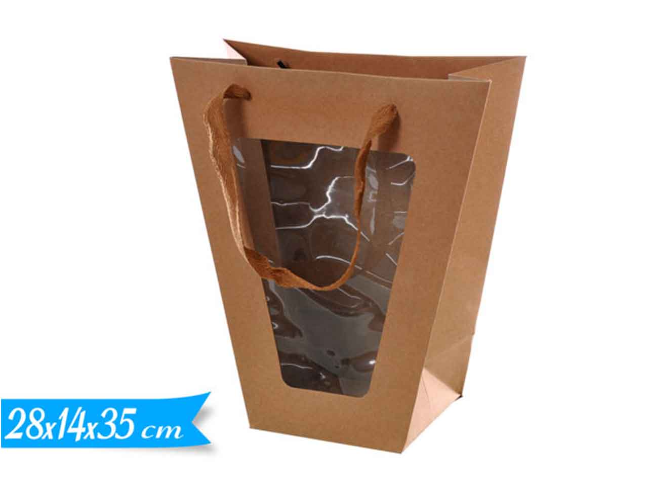 Busta 28x35x14 kraft 445665