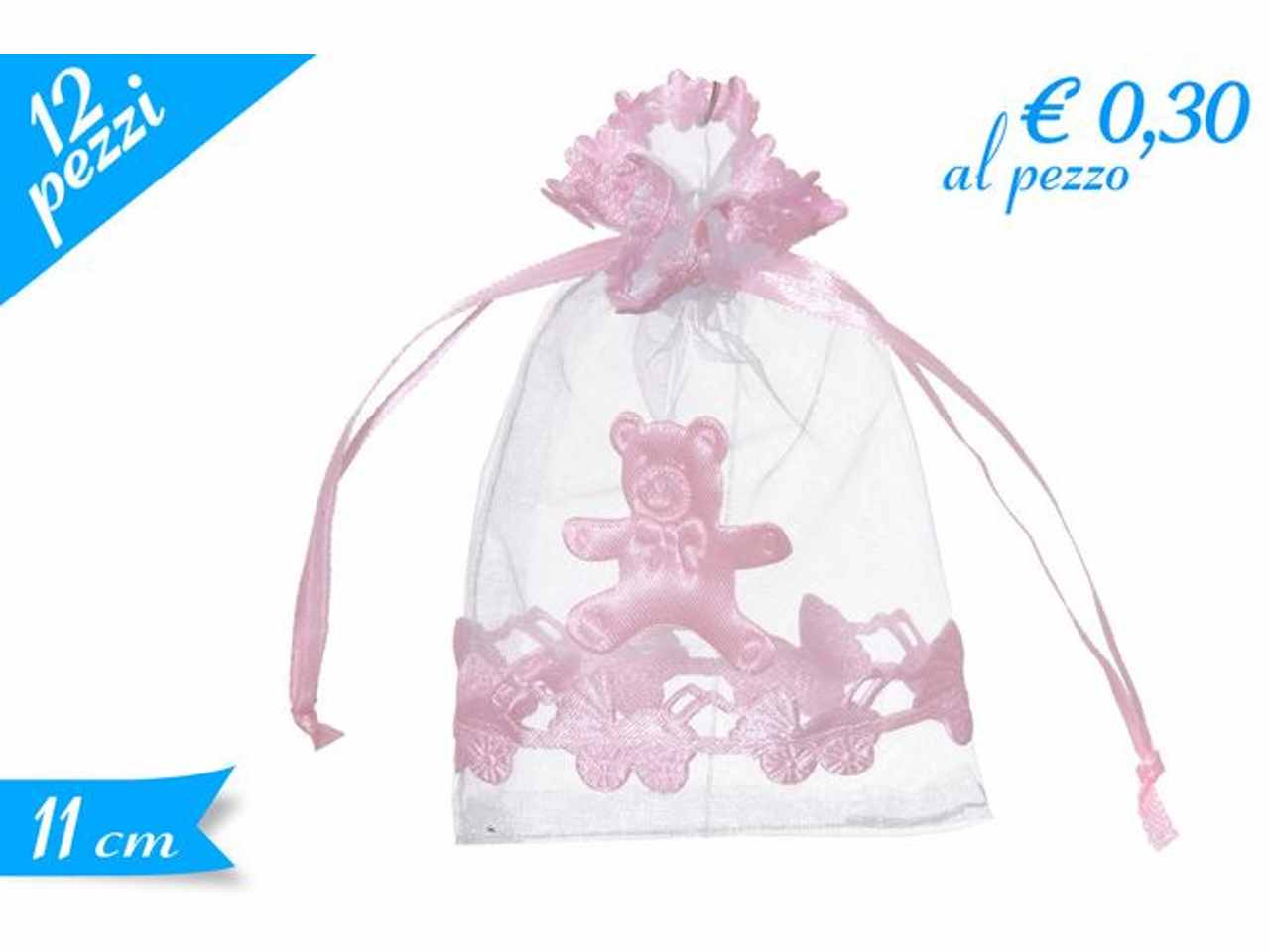 Sacchetto c/laccio rosa  571014