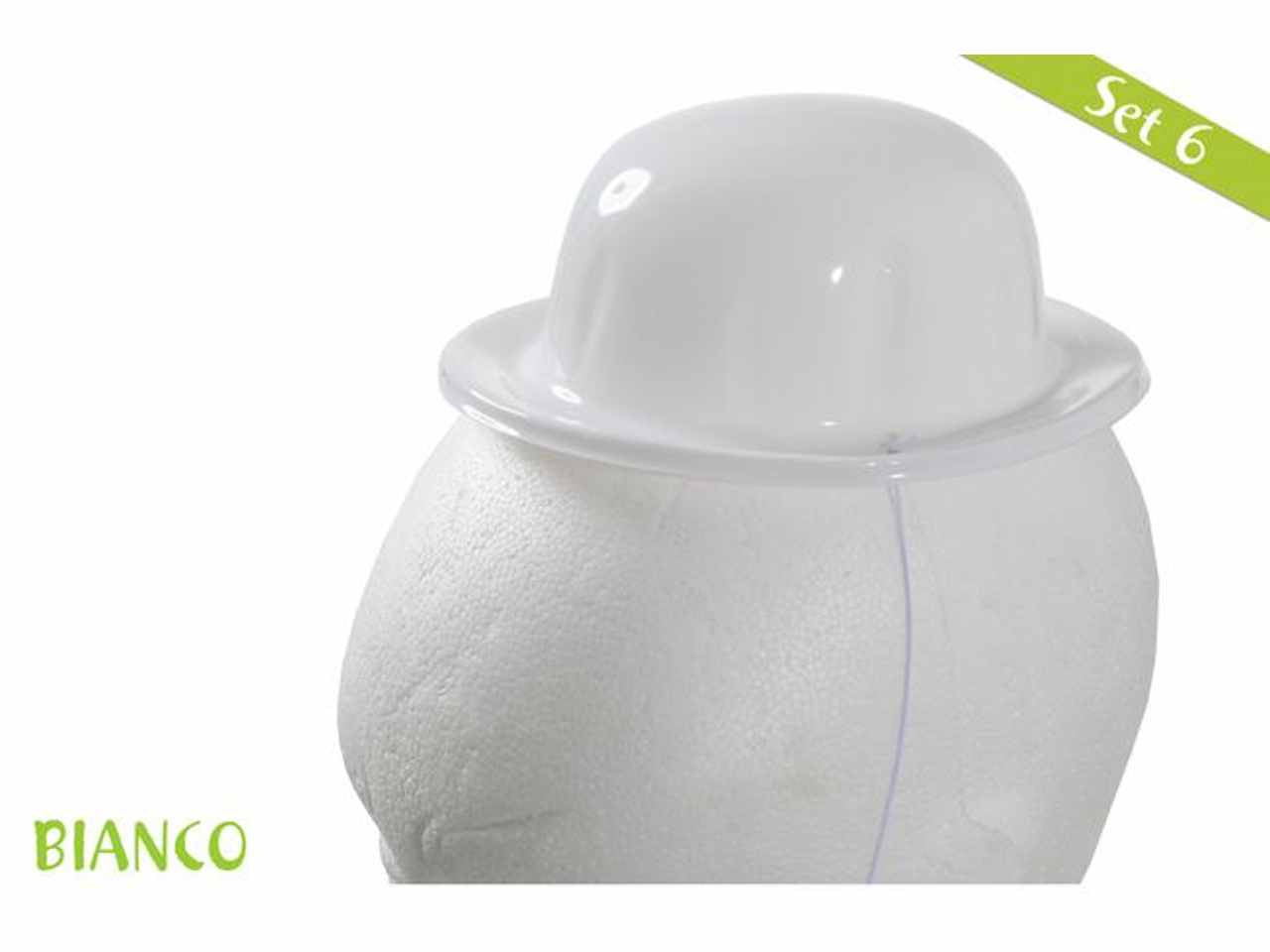 Cappello 6 pezzi bianco 441827