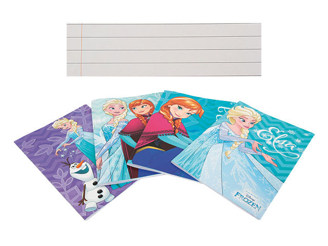 Quaderno Frozen A4 rigatura 1rc - la confezione comprende 12 quaderni - assortiti