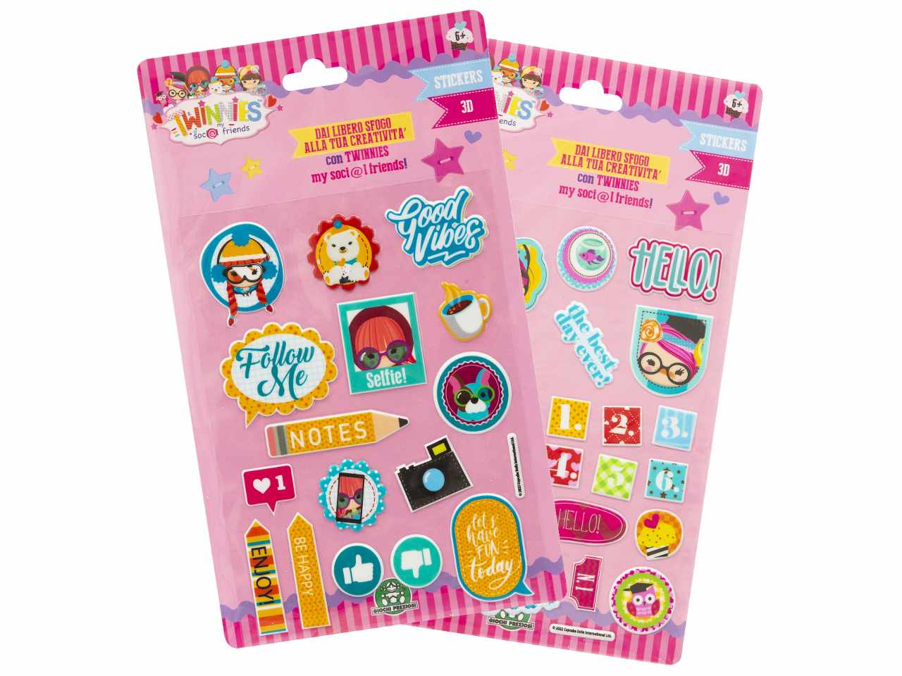 Twinnies sticker 3d tnn05000