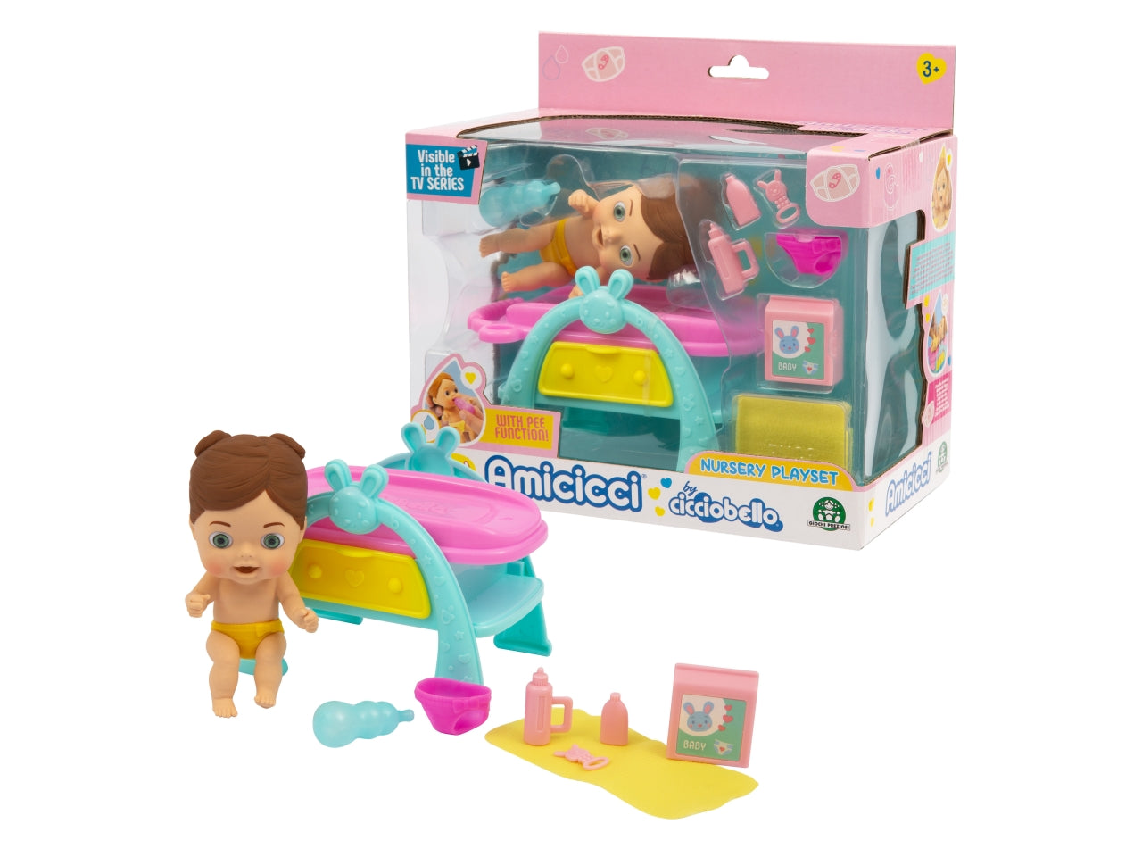 Cicciobello Amicicci Nursery Time PipÃ¬ con Ciccioheidi - Giochi Preziosi