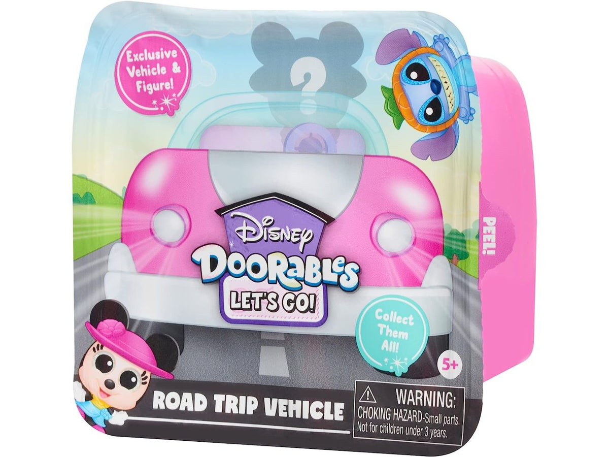 Disney doorables Let's Go Veicoli con Personaggio Casuale! - Giochi Preziosi  $