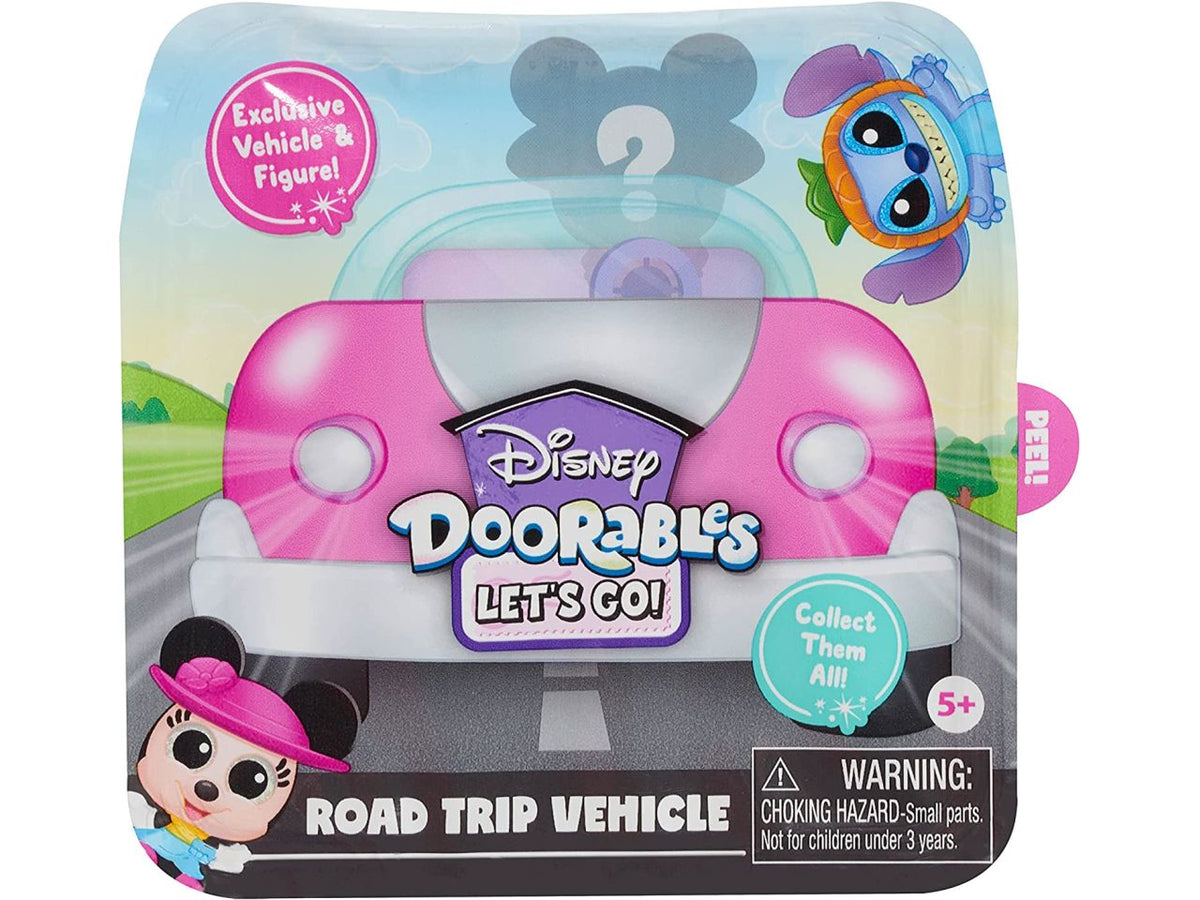 Disney doorables Let's Go Veicoli con Personaggio Casuale! - Giochi Preziosi  $