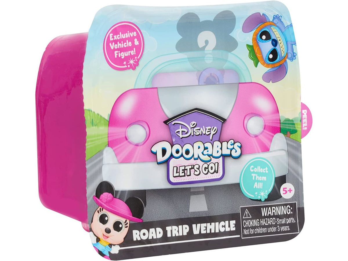 Disney doorables Let's Go Veicoli con Personaggio Casuale! - Giochi Preziosi  $