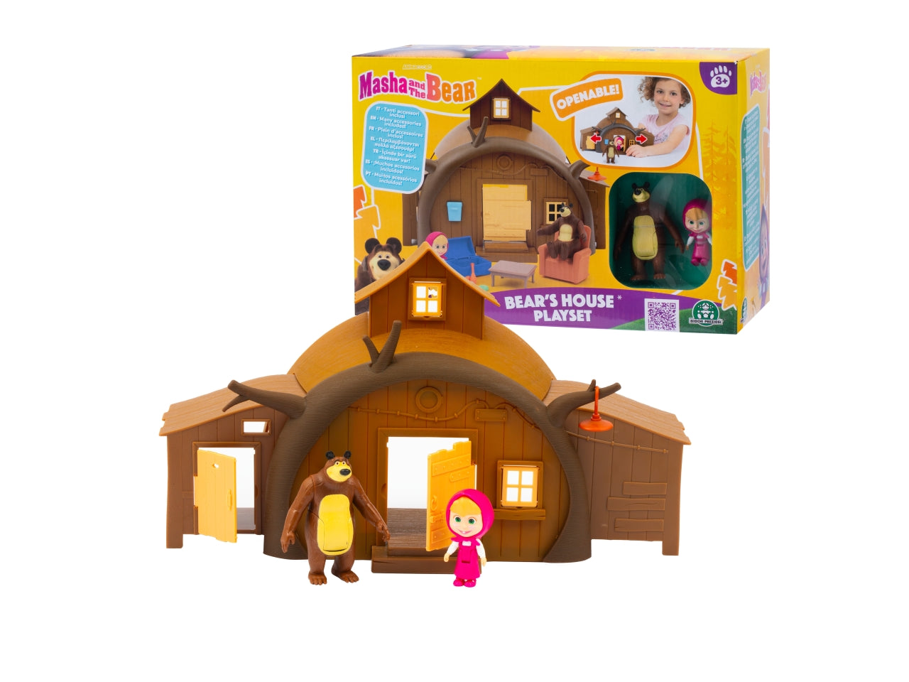 Masha playset casa con 2 personaggi