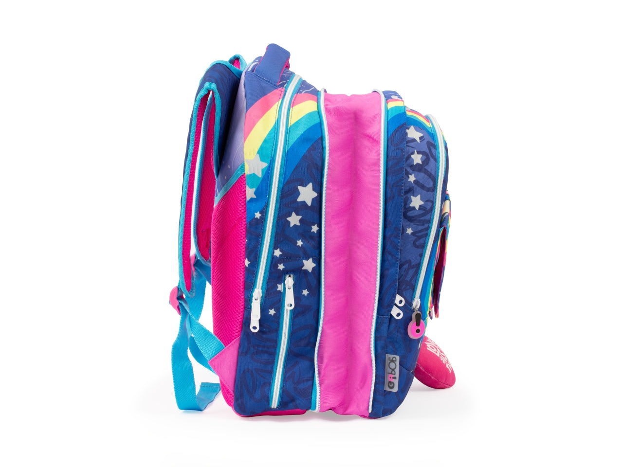 Zaino Estensibile GO POP Round Per Bambine, 3 Scomparti E Tasche Interne, Schienale E Spallacci Imbottiti, Con Fascia Personalizzata E Pop Up, Per Scuole Elementari e Medie - Giochi Preziosi