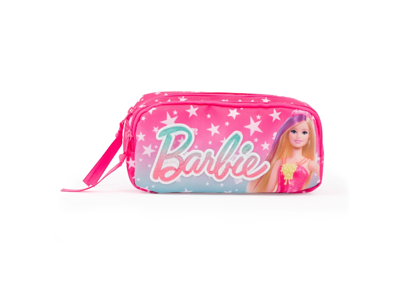 Astuccio Maxi Bustina Barbie - Portapenne Scuola Barbie, 2 Zip, Capienti Tasche Per Pastelli Pennarelli E Tutto Il Materiale Scolastico Necessario Dimensioni 22X6X14 - Giochi Preziosi$