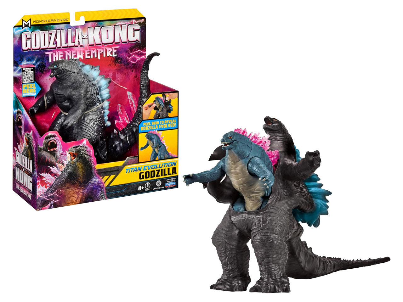 Godzilla x kong godzilla deluxe 16cm titan evolution - Godzilla alto 16 cm articolato. Grazie alla pelle in gomma - Giochi Preziosi $