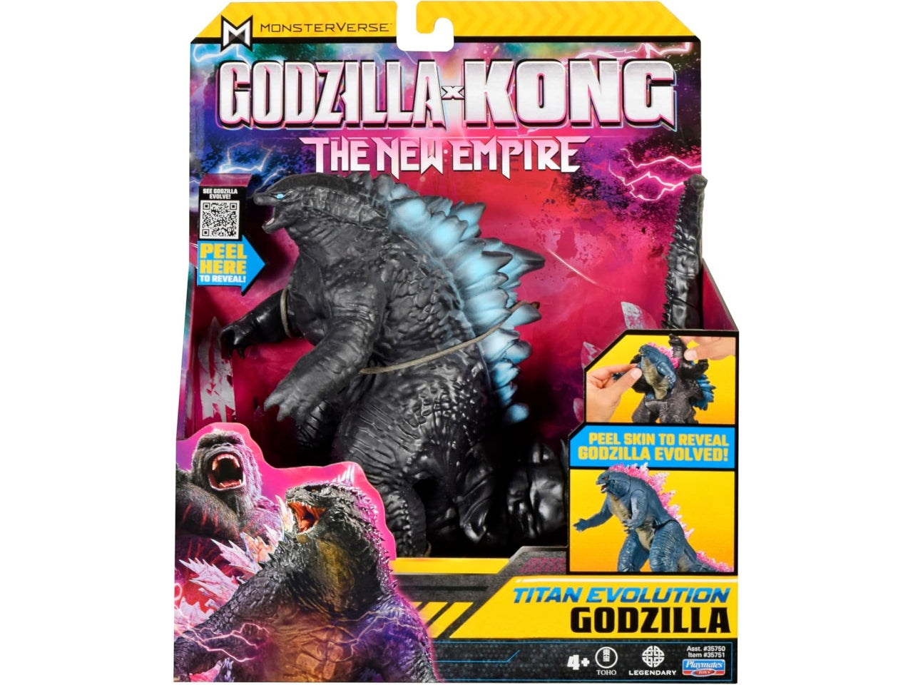 Godzilla x kong godzilla deluxe 16cm titan evolution - Godzilla alto 16 cm articolato. Grazie alla pelle in gomma - Giochi Preziosi $