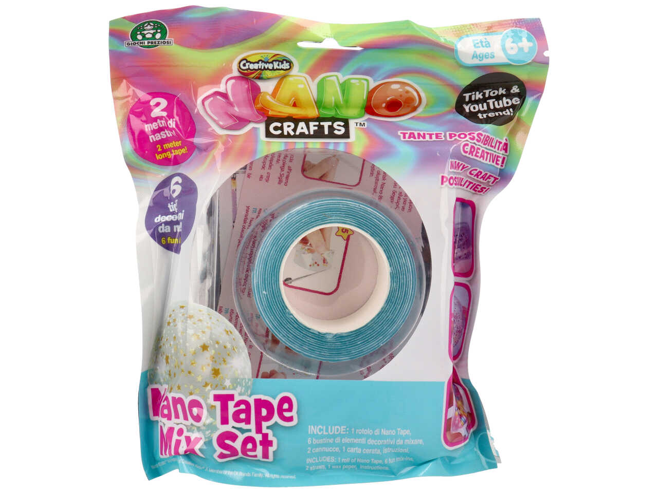 Nano craft nastri nano tape - Lâarticolo perfetto per chi Ã¨ alle prime armi e vuole - Giochi Preziosi, Adatto per 6+ | Giochi Preziosi