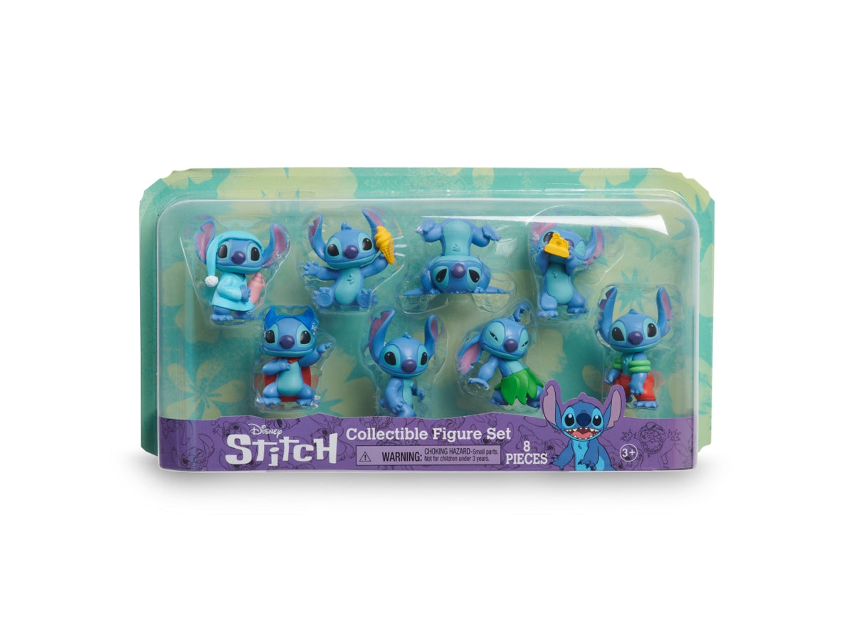 Stitch set 8 personaggi da 6 cm - Set 8 personaggi di Stitch con diversi look divertenti. Ogni - Grandi Giochi $
