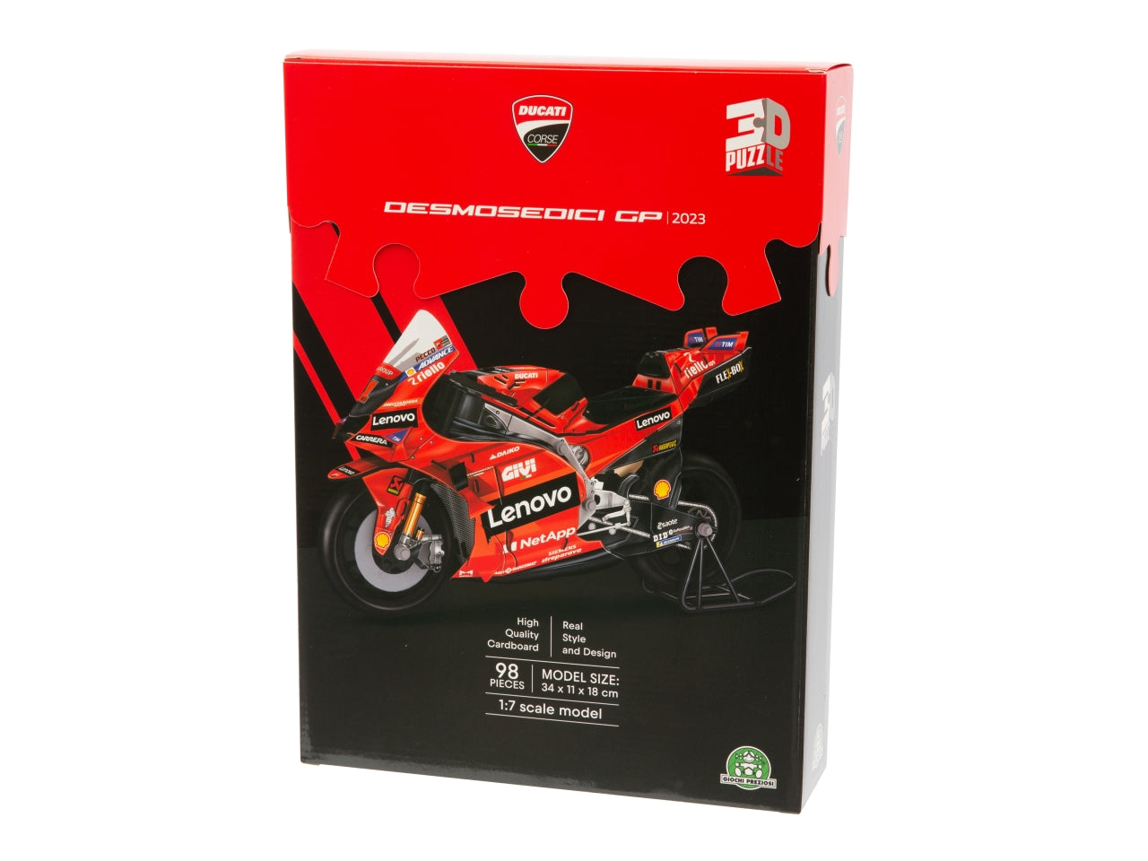 Ducati puzzle 3d moto desmo16 98 pezzi, Colore: multicolor | Grandi Giochi
