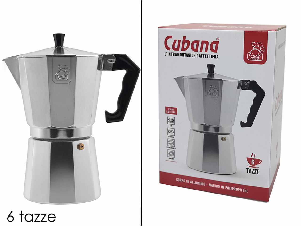 Caffettiera cubana 6 tazze