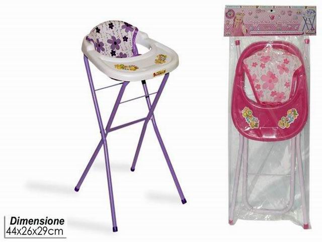 Seggiolone baby pappa in 2 fantasie assortite