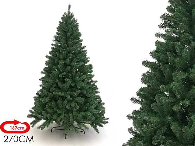 Albero alta badia misura 2,70mt d.167cm con 2261 rami