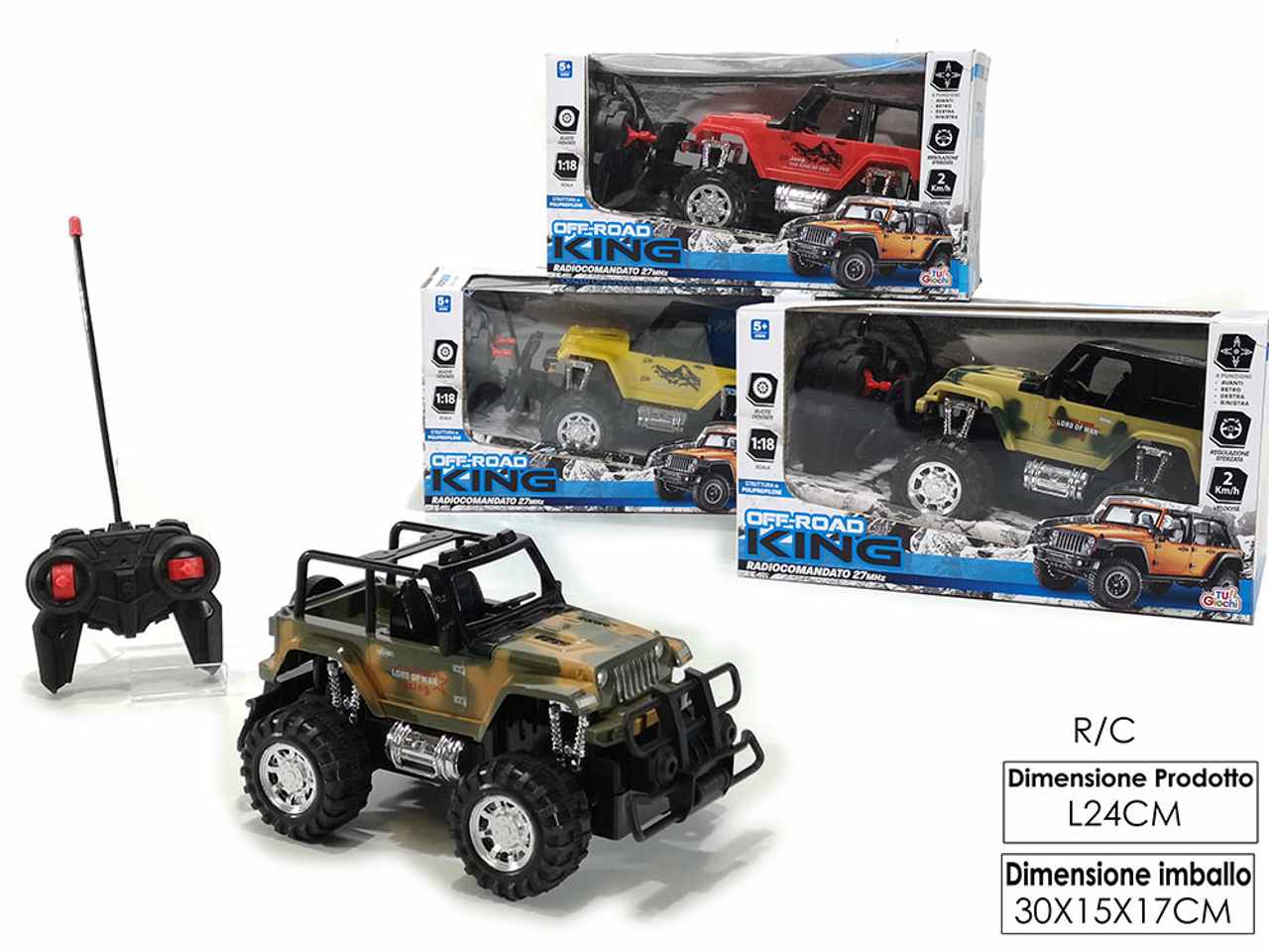 Auto r/c off-road king 4funz.ass.105100