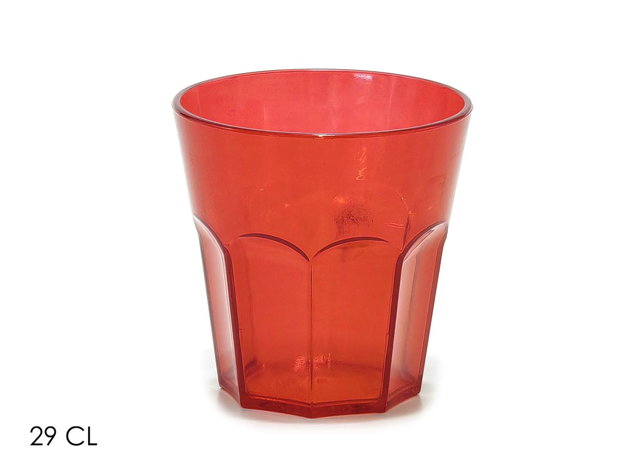 Bicchiere american medium colore rosso capacita' 29cl